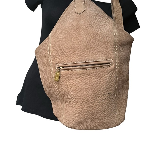 Vintage COACH Sonoma Flat Pack Nubuc #4944 Luxury Designer Sling Backpack RARE - Picture 4 of 16